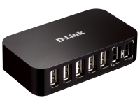 Lidl D Link D-Link 7-Port USB 2.0 Hub, mit 2 Schnellladeanschlüssen