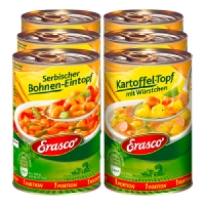 Erasco Eintopf 400 g, verschiedene Sorten, 6er Pack 8.37 €