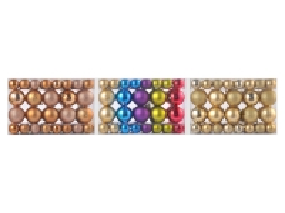 LIVARNO home Christbaumschmuck, 68 Stück, bruchsicher 9.49 €
