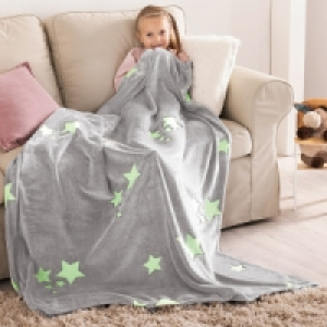 Norma Bella Casa Flanell-Kuscheldecke Glow in the Dark