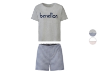 Lidl Benetton Benetton Damen Pyjama aus reiner Baumwolle