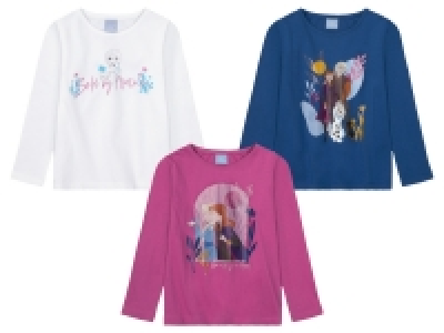 Kinder Kleinkinder Mädchen Langarmshirt aus reiner Baumwolle