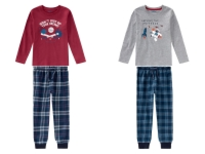 Lidl Lupilu lupilu Kleinkinder Jungen Pyjama, mit Baumwolle