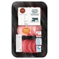 Aldi Süd  MEINE METZGEREI Raclette-Platte vom Schwein und Rind 500 g