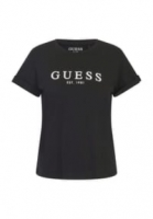 GUESS T-Shirt, Logo-Print, Rundhals, für Damen