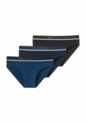 Karstadt Schiesser SCHIESSER Rio-Slip 95/5 Zoll, 3er-Pack, Logobund, für Herren