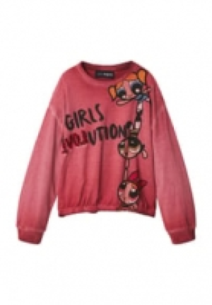 Desigual. T-Shirt, Rundhals-Ausschnitt, Allover-Print, für Kinder