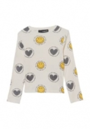 Desigual. Langarmshirt, Allover-Print, für Kinder