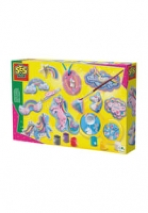 SES CREATIVE® Gieß-Set Einhörner gießen und anmalen, mit Glitter