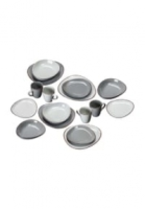 ARTE VIVA® Kaffee- und Tafelservice Naturlook, Keramik, 16 teilig