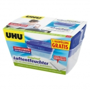 Bauhaus  UHU Luftentfeuchter Originalpack +2. Nachfüllung gratis