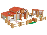 Lidl Playtive Playtive Holz Bauernhof, mit abnehmbaren Dächern