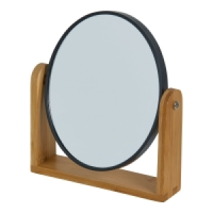 Kosmetikspiegel mit Bambus, ca. 18x20,5x4cm 13.99 €