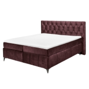 Roller   Boxspringbett - aubergine - Tonnentaschenfederkern - H2 - 180x200 cm