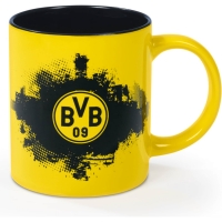 Netto  BVB Kaffeebecher 350 ml schwarz/gelb mit Logo