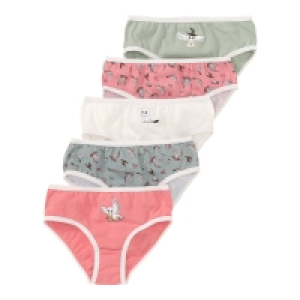 Mädchen-Slips mit Eulen-Aufdruck, 5er-Pack 13.99 €