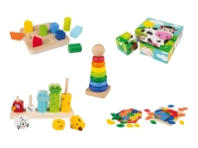 Lidl Playtive Playtive Motorik-Lernspielzeug, aus Holz