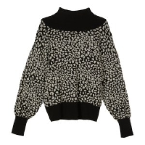 NKD  Damen-Leo-Strickpullover mit Rippbündchen