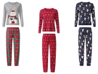 Lidl Esmara esmara Damen Pyjama mit weihnachtlichen Motiven