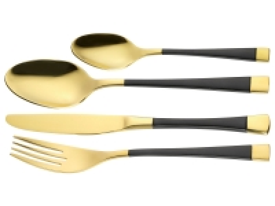 Esmeyer Besteckset 24-tlg. schwarz/gold