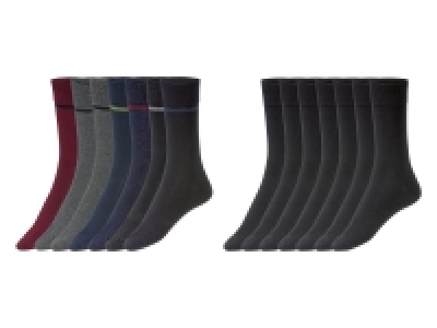 LIVERGY Herren Socken, 7 Paar, mit hohem Baumwollanteil