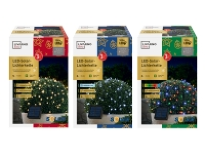 Lidl Livarno Home LIVARNO home LED-Solar-Lichterkette, 100 LEDs