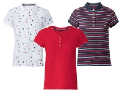 ESMARA® Poloshirt Damen, leicht tailliert geschnitten
