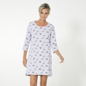 Damen-Nachthemd mit Katzen-Muster 10.00 €