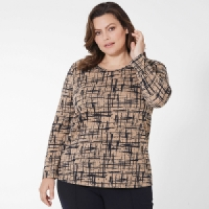 Damen-Sweatshirt mit tollem Muster, große Größen 10.00 €