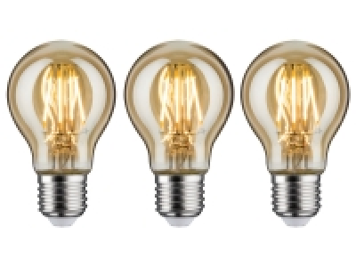 Paulmann 3er LED Bundle, 42 W, gold