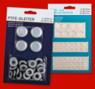 L&auml;rm- und Rutschstopper- o. Filzgleiter-Set