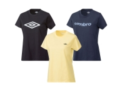 Lidl Umbro UMBRO Damen T-Shirt, aus reiner Baumwolle