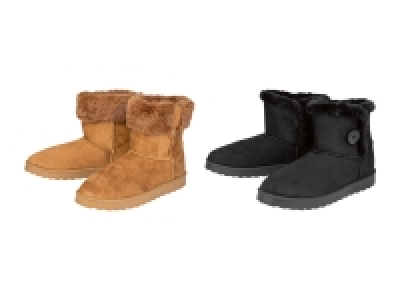 esmara Damen Stiefel, in Lammfell-Optik