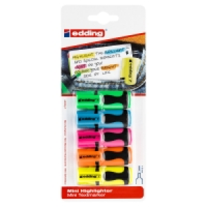 Aldi Süd  EDDING® Mini-Textmarker, 5er-Set