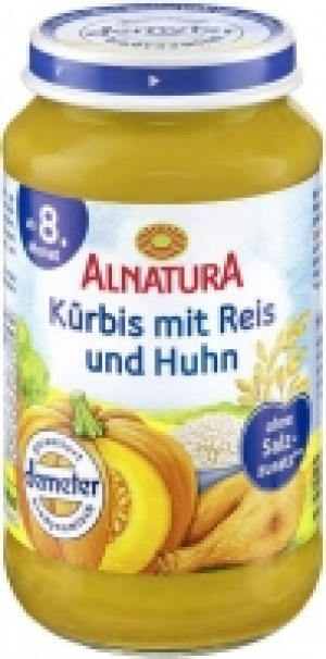 Kürbis mit Reis und Huhn 1.39 €