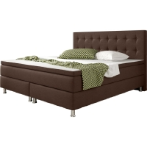 Inter Handels Boxspringbett Köln 180 x 200 cm, braun 559.99 €