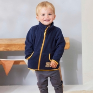 Baby-Jungen-Fleece-Jacke mit Stehkragen 10.00 €
