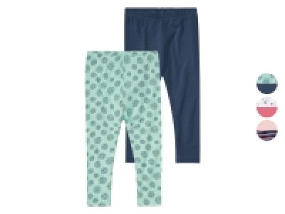 Lidl Lupilu lupilu Baby Leggings, 2 Stück, mit weichem, elastischem Bund