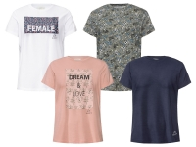 Lidl Adpt ADPT Damen T-Shirt »SERENA« mit Rundhalsausschnitt