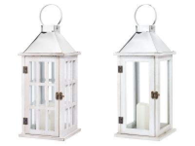 LIVARNO home LED-Laterne, rustikalen Landhaus-Stil