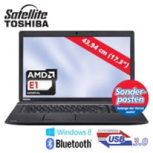 Notebook Satellite C70-A mit AMD E1-2100 Dual-Core (2 x 1,0 GHz) 399.99&nbsp;&euro;