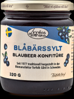 Ebl Naturkost  Linnéas svenska Blåbärssylt Blaubeere