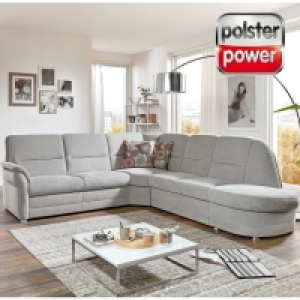 polsterpower Ecksofa - silber - verschiedene Ausführungen 1,199.00 €