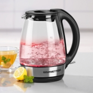 NKD  GOURMETMAXX Glas-Wasserkocher mit LED, ca. 1,7L