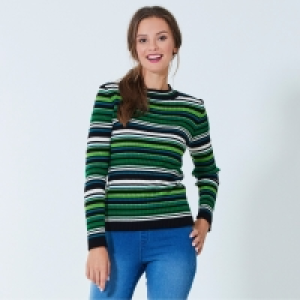 Damen-Pullover mit Ringelmuster 11.99 €