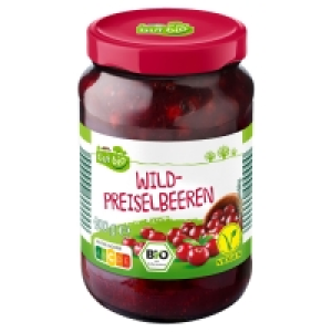 Aldi Süd  GUT BIO Bio-Preiselbeeren 400 g