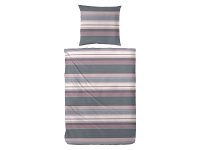 Primera Feinbiberbettwäsche Gestreift Rot 12.99 €