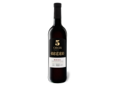 Lidl  5 Oros Rioja Reserva DOC trocken, Rotwein 2016