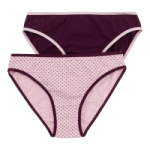 Damen-Minislip mit Kreis-Muster, 2er-Pack 10.00 €
