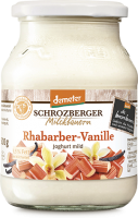 Ebl Naturkost  Schrozberger Milchbauern Beerenbauern Fruchtjoghurt Rhabarber-Vanille